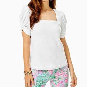 Lilly Pulitzer Jessie Top White - NWT